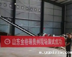 贵州年产20000吨木屑颗粒机生产线调试完成