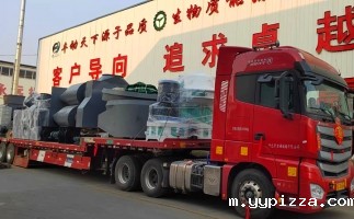 山东华体汇官网app入口锯末颗粒机发货现场