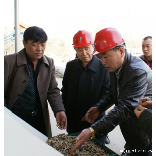 内蒙古客户来我公司订购560秸秆颗粒机生产线